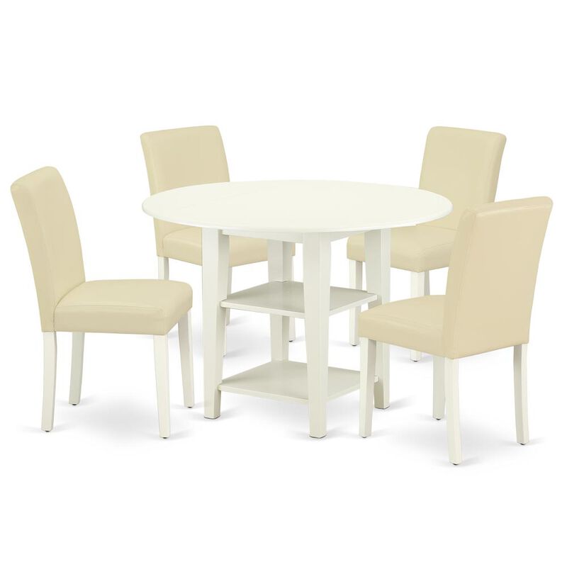Dining Room Set Linen White