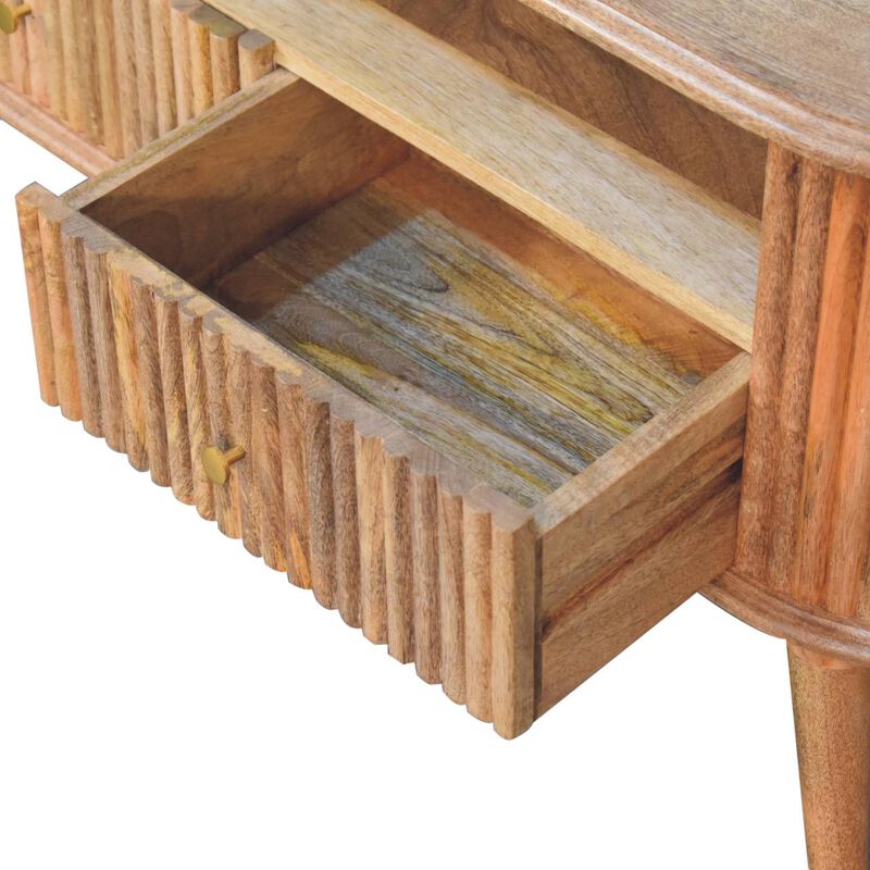 Artisan Furniture Solid Wood Soba Nordic Media Unit