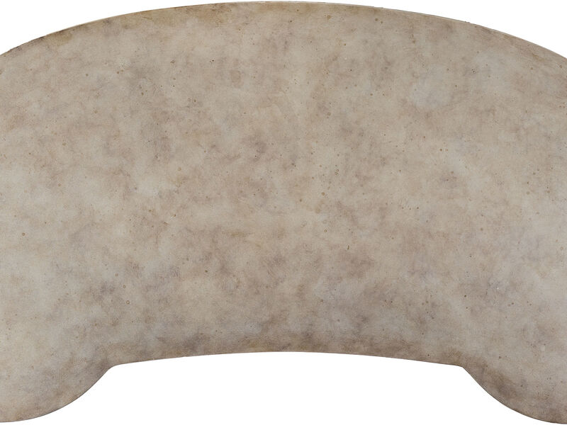 Melange Fluted Kidney Desk