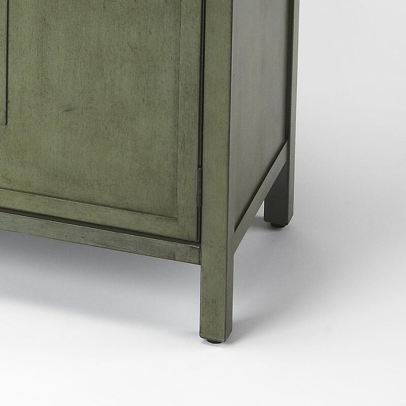 Butler Specialty Imperial Wood Accent Cabinet, Green