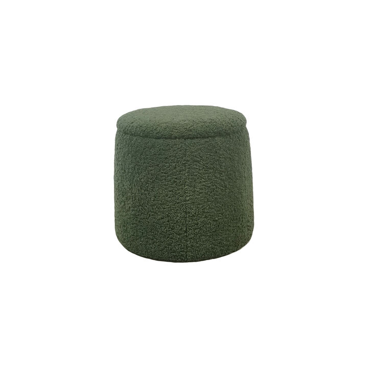 Gracie Mills ivie Circular Storage Ottoman
