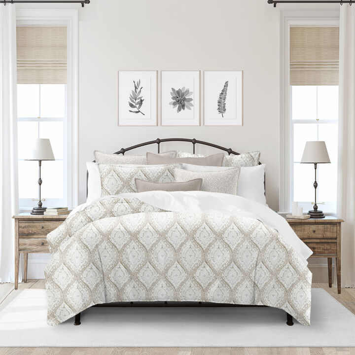 6ix Tailors Fine Linens Cressida Linen Coverlet Set