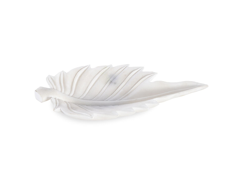 White Palm Dish