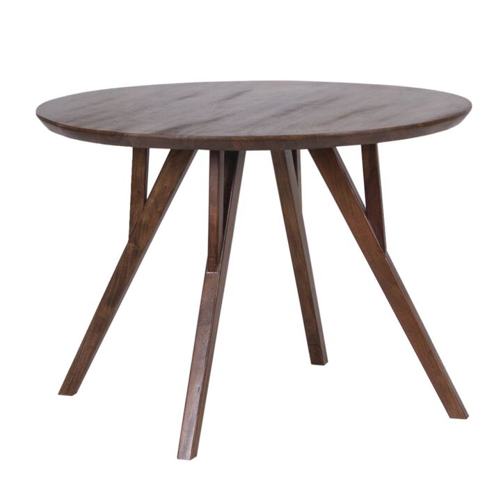 Porter Designs Portola Solid Acacia Wood Dining Table, Brown