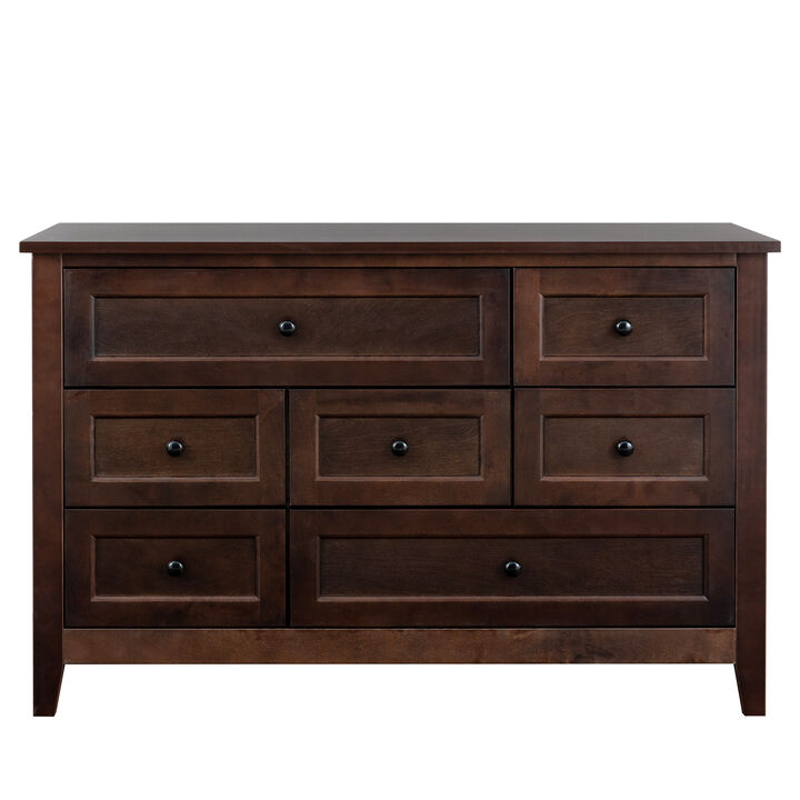 Gewnee Solid Wood spray-painted drawer dresser bar console table lockers