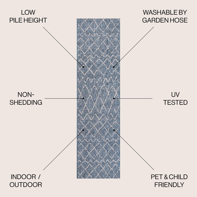 Madaba Moroccan Trellis Indoor/Outdoor Area Rug