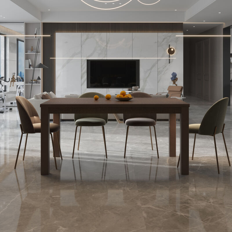 Albany 63" Rectangular Dining Table - Modern Solid Wood