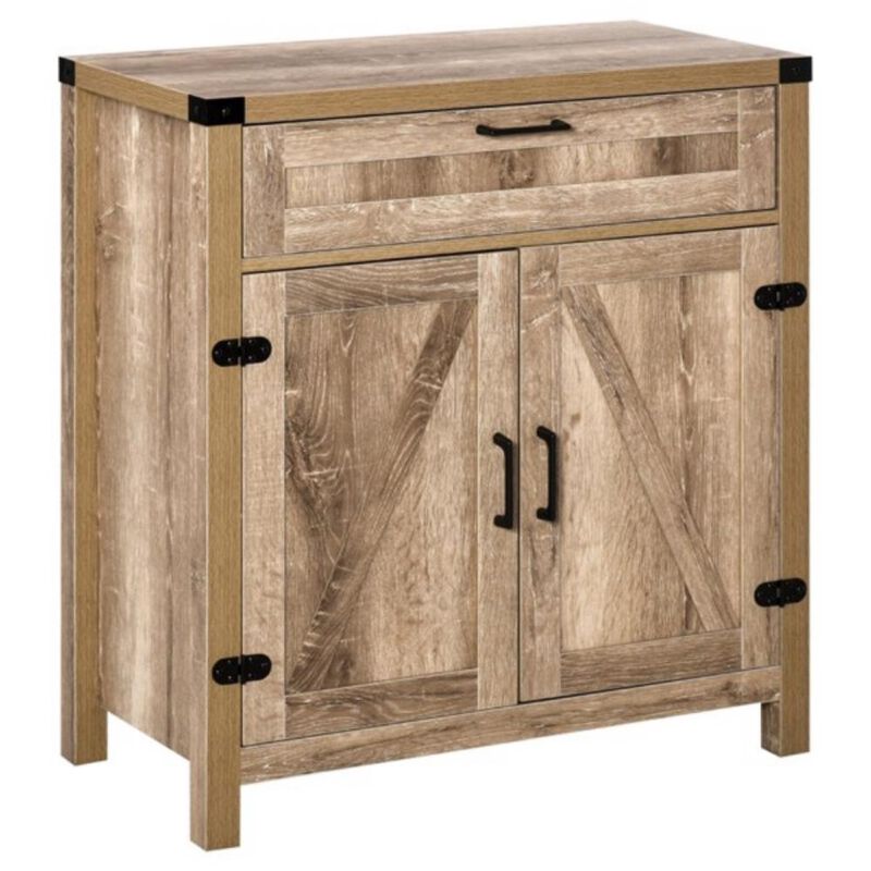 Modern Kitchen Sideboard Buffet, Storage Cabinet & Coffee Bar Organizer with Shelves and Drawers