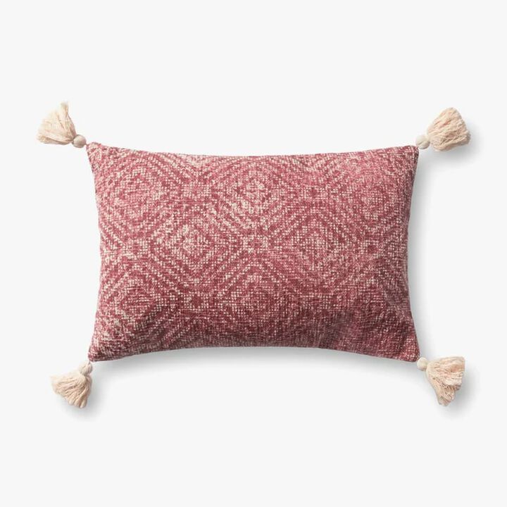 P0621 Red 13"x21" Down Pillow