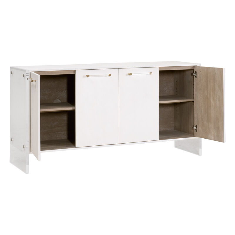 Sonia Shagreen Media Sideboard
