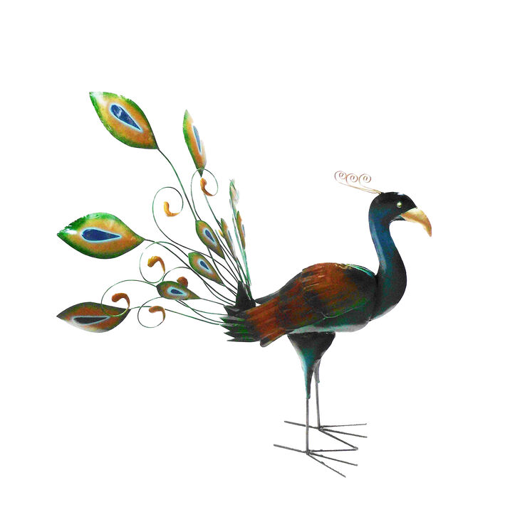New Iron Peacock Décor