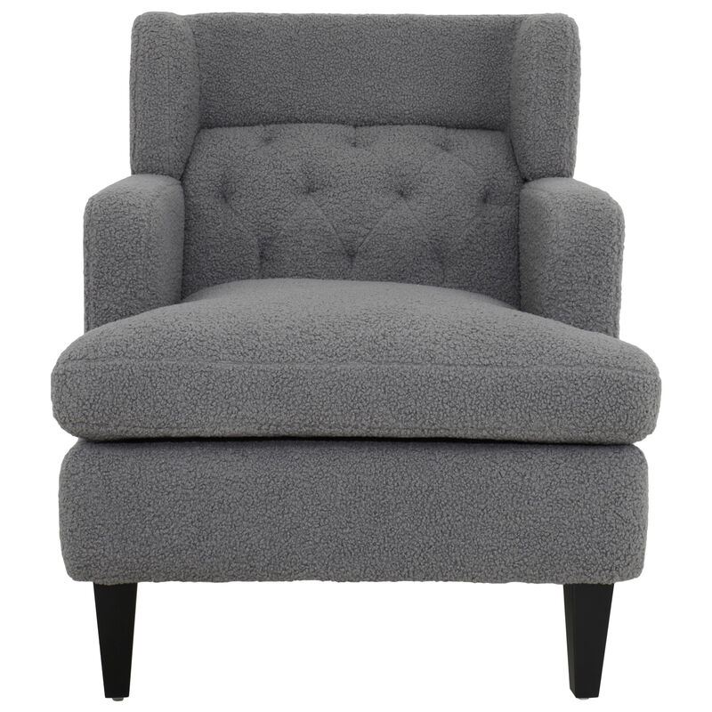 Merax Upholstered Accent Chair Tufted Armchair