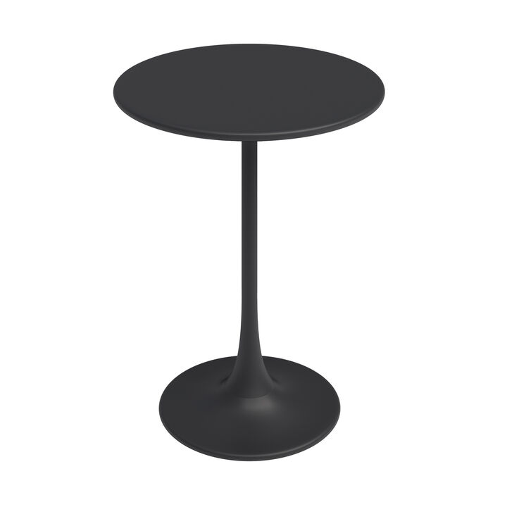 KURV™ OUTDOOR & INDOOR ROUND 24" STEEL COUNTER HEIGHT TABLE