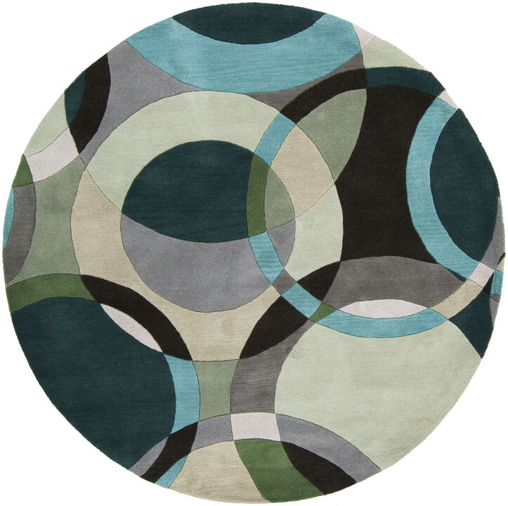 Forum FM-7210 7'6' x 9'6' Blue Rug