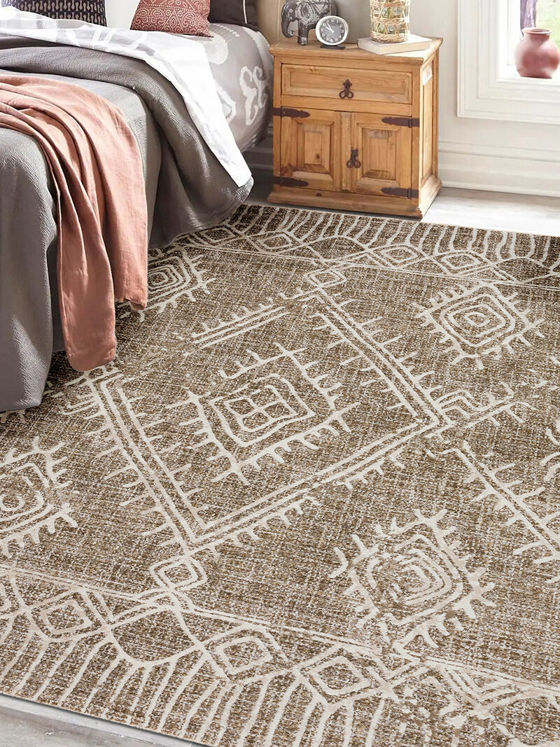 Izmir IZ1 Mocha 3'3" x 5'3" Rug