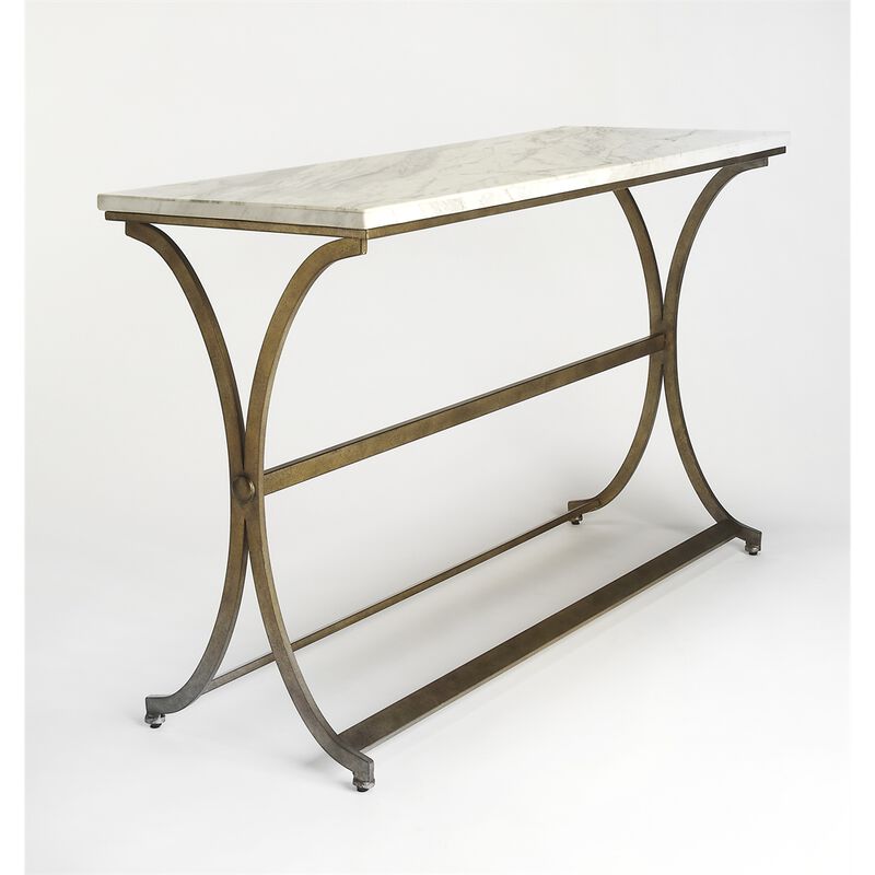Travertine Console Table, Belen Kox