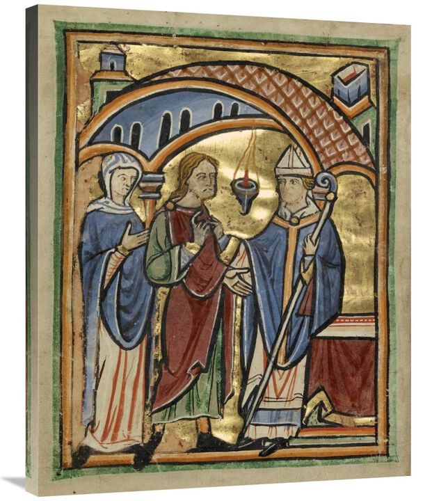 Joachim and Saint Anne before the High Priest-Canvas Art-28x35