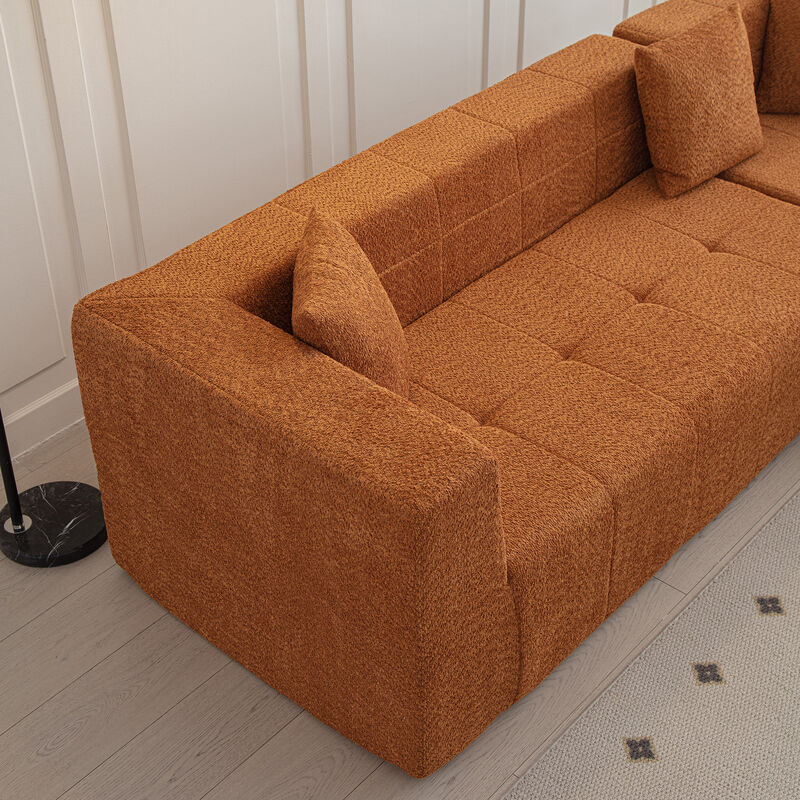 Merax Modular L-Shaped Sectional Floor Sofa Couch