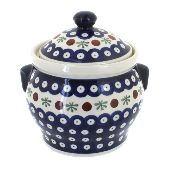 Blue Rose Polish Pottery Sweet Annie Medium Canister