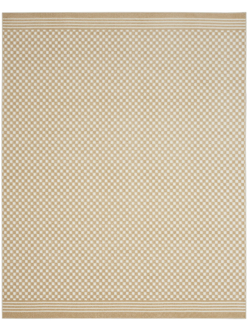 Care Free CAF02 Taupe 9'2" x 12' Rug