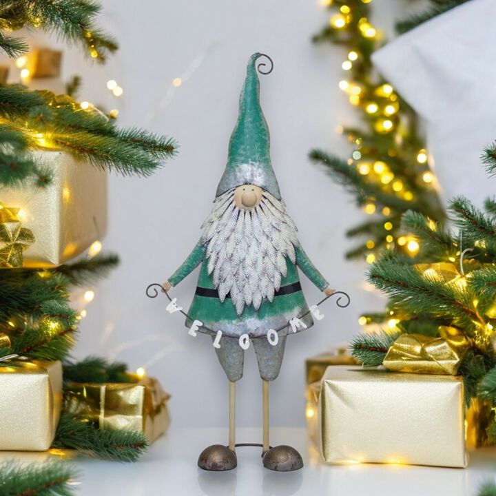 Gnome Welcome Sign Charming Outdoor Garden Decor