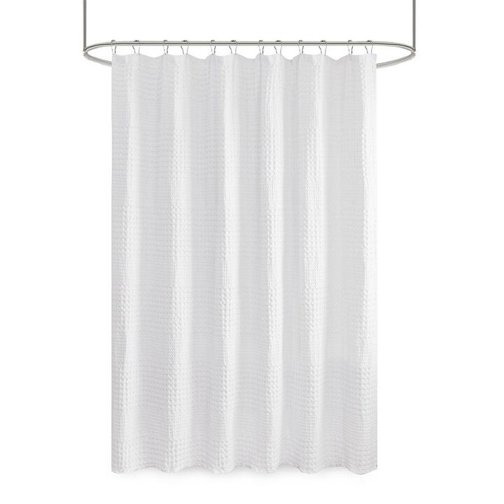Belen Kox Arlo Super Waffle Textured Shower Curtain, Belen Kox
