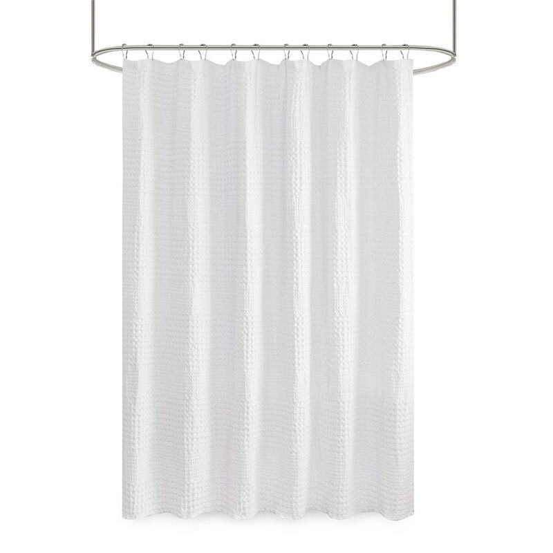 Belen Kox Arlo Super Waffle Textured Shower Curtain, Belen Kox
