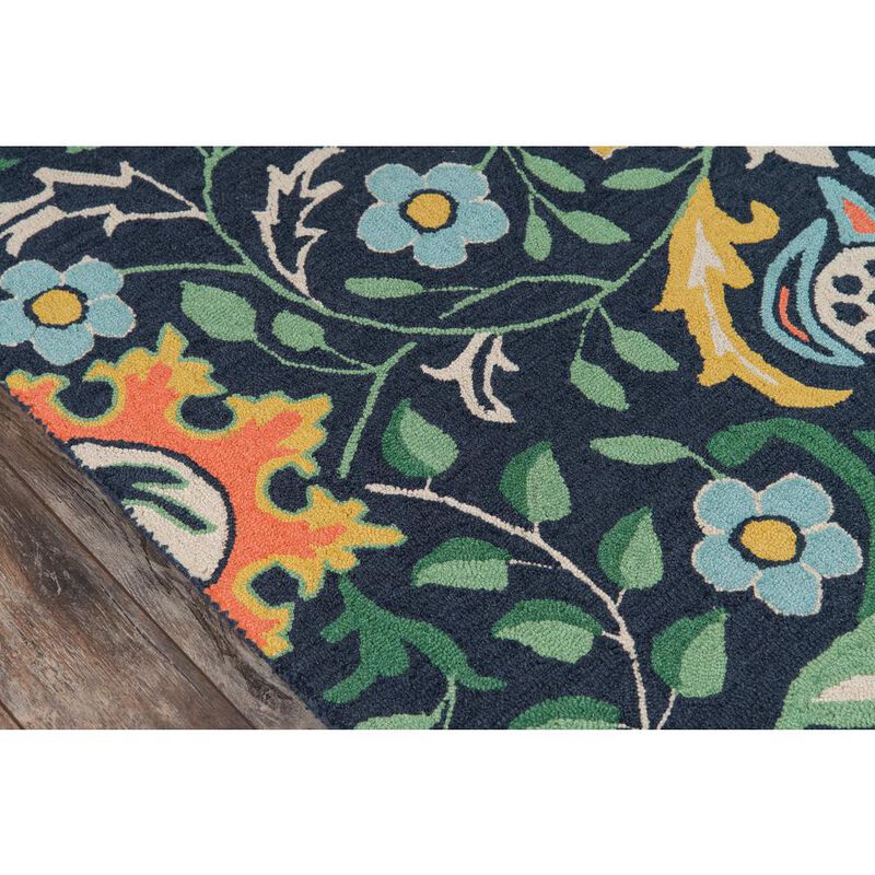 Momeni Casual Rectangle Area Rug, Navy, 8' X 10'