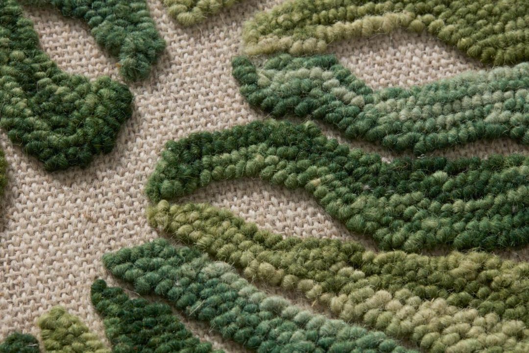 Sandaland Green Ivory Wall Art