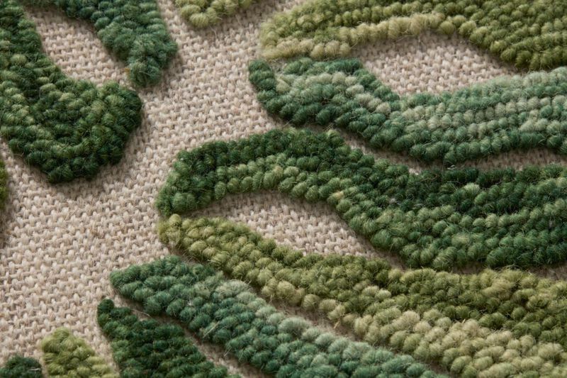 Sandaland Green Ivory Wall Art