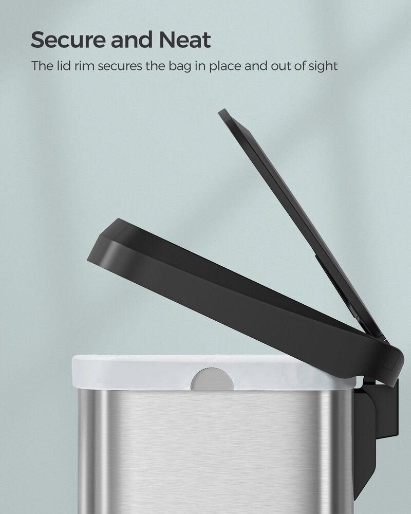 18-Gallon Stainless Steel Kitchen Trash Can