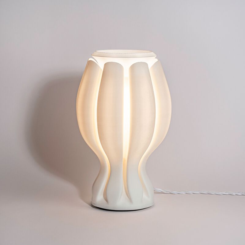 Flower Tropical Coastal Plant-Based PLA 3D Printed Dimmable LED Table Lamp