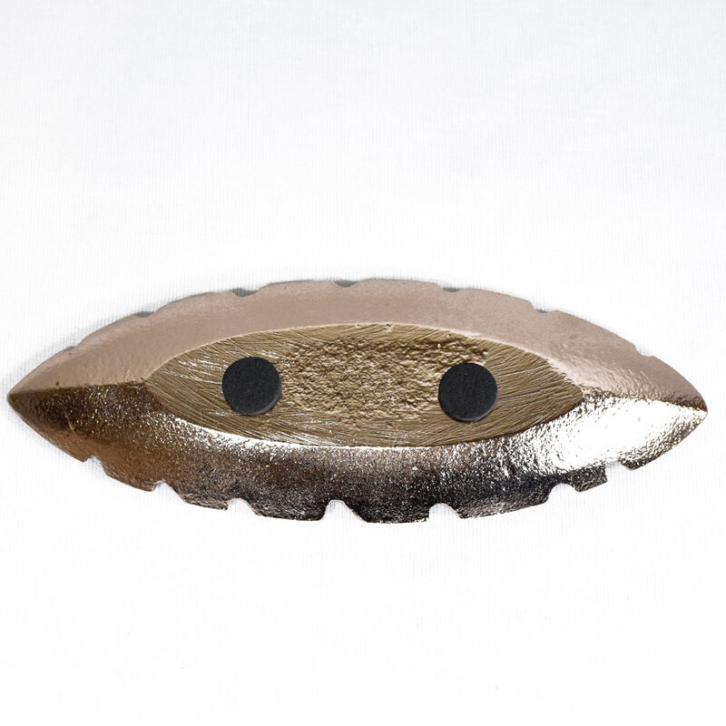 Handmade Decorative Bronze Color Coated 7.28 x 2.36 x 0.78 Inches Aluminium Tray 040AB BBH Home's