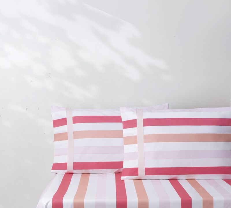 Brooks Brothers Awning Stripe Cotton Percale Pillowcase Pair