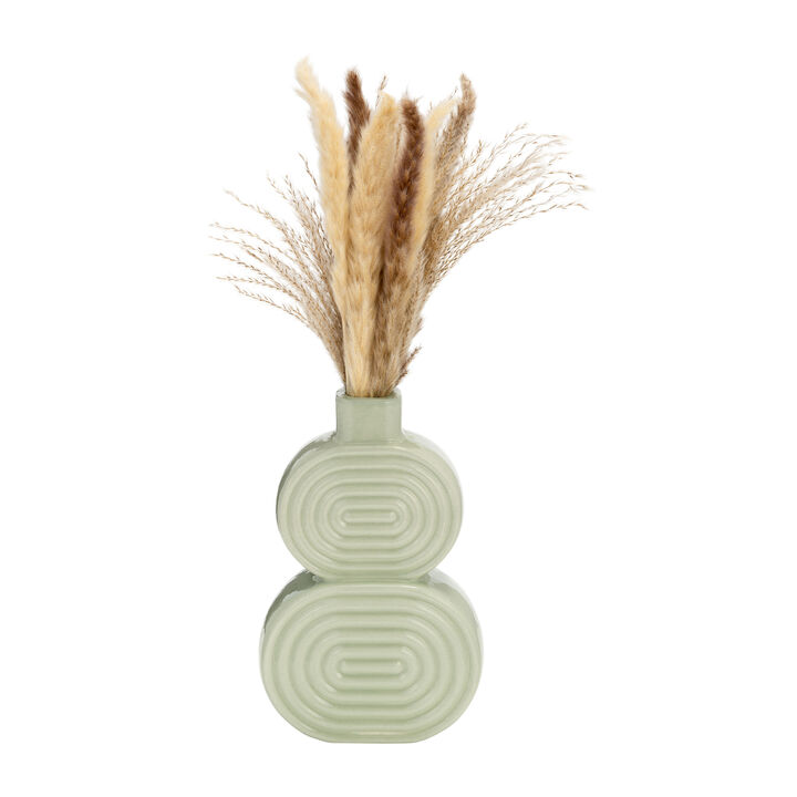 10" Stacked Circles Vase