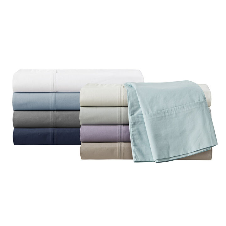 Gracie Mills Clementine 200 Thread Count Year-Round Cotton Percale Sheet Set