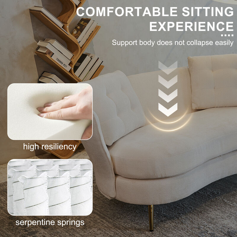 Merax Upholstered Loveseat Sofa Couch