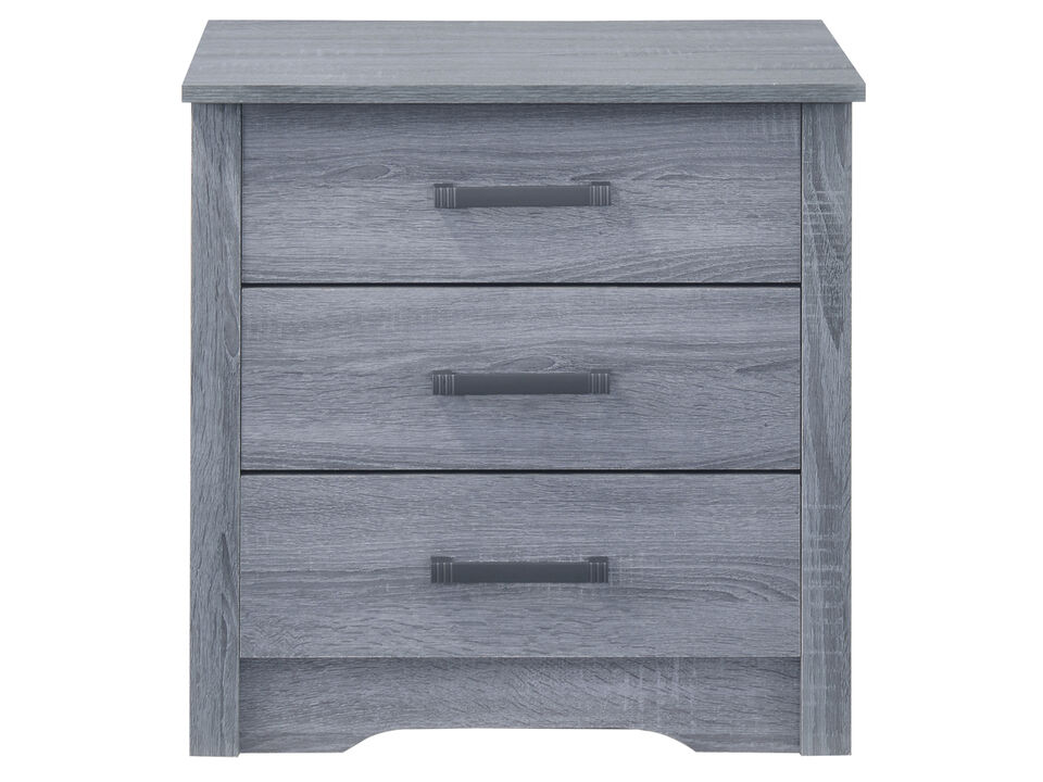 Hudson 3-Drawer Nightstand (23 in. H x 18 in. W x 22 in. D)