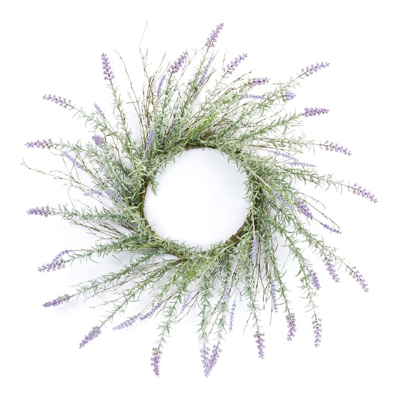 Lavender Wreath for Relaxing Home or Seasonal Front Door Décor