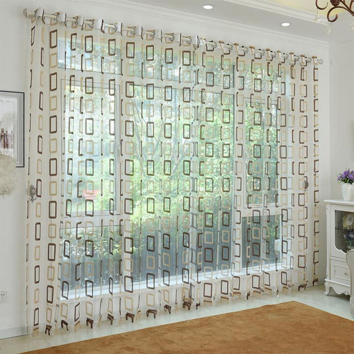 Dolce Mela Sheer Curtains Panel