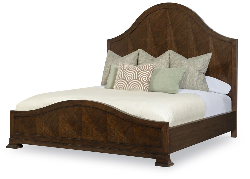 Mcalpine Wood Panel Bed - King