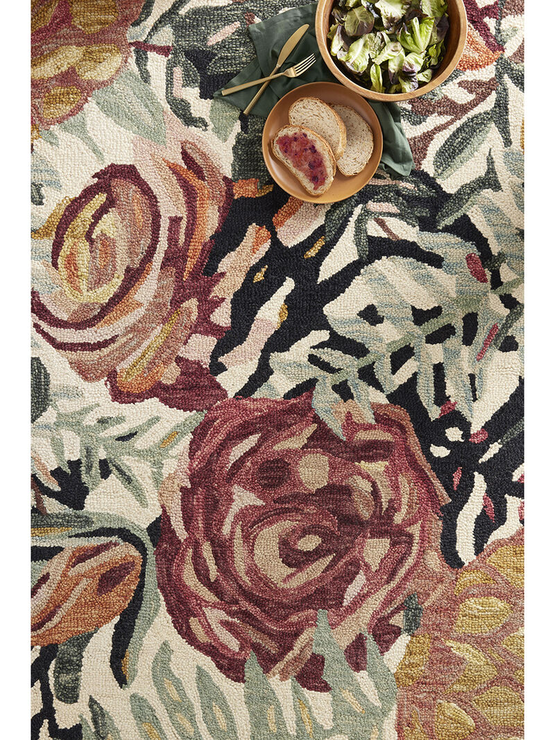 Bella BLM02 Ivory/Lagoon 8'6" x 11'6" Rug