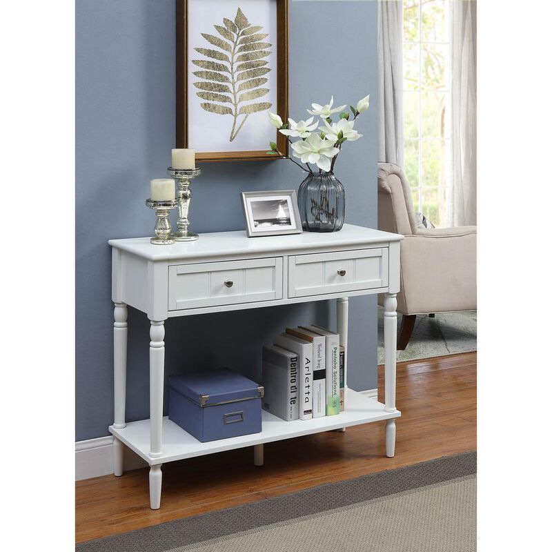 Convience Concept, Inc. French Country Two Drawer Hall Table