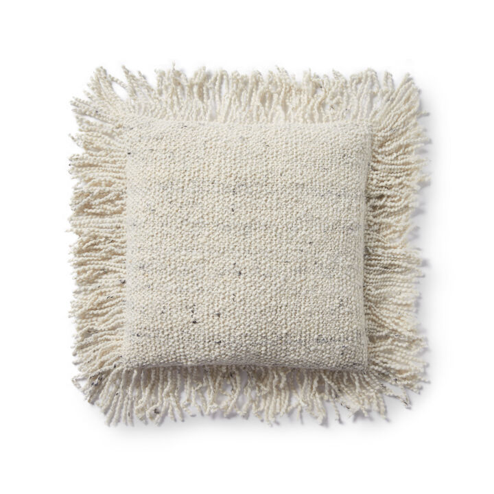 PLL0033 Ivory 18"x18" Down Pillow