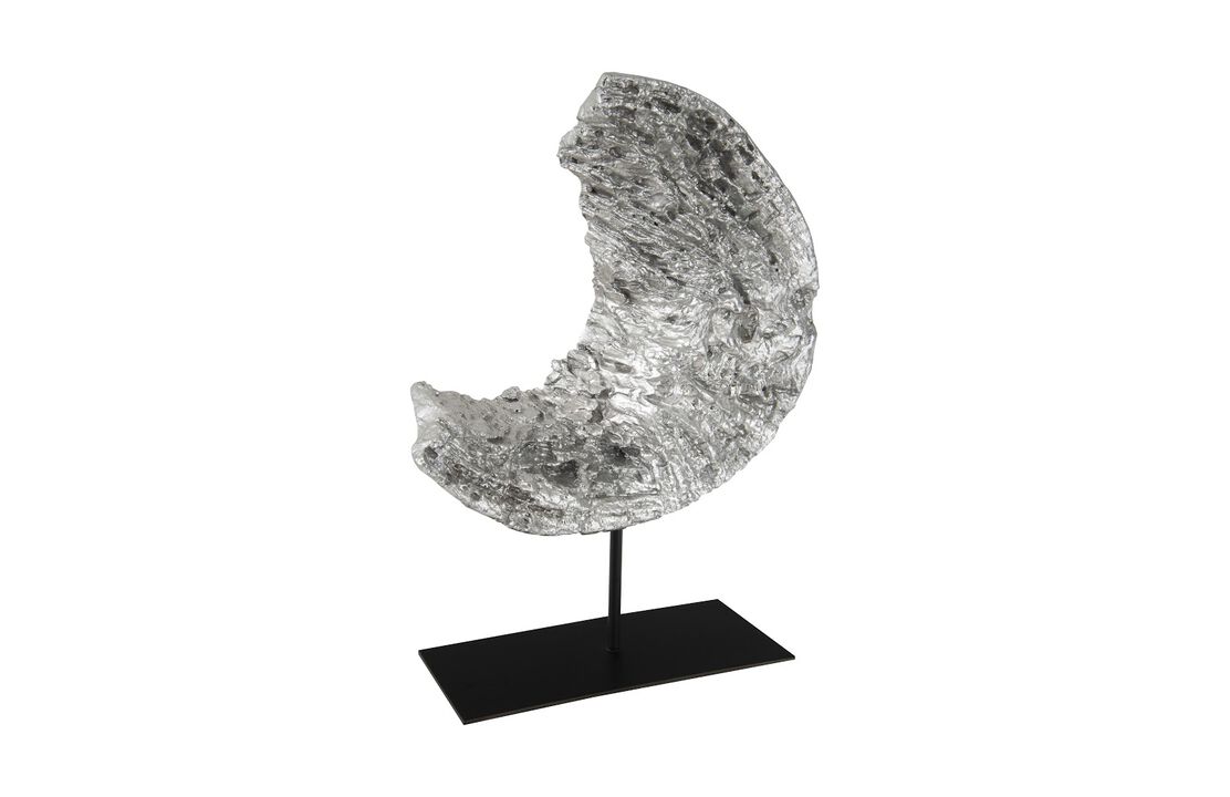 Cast Eroded Wood Circle on Stand