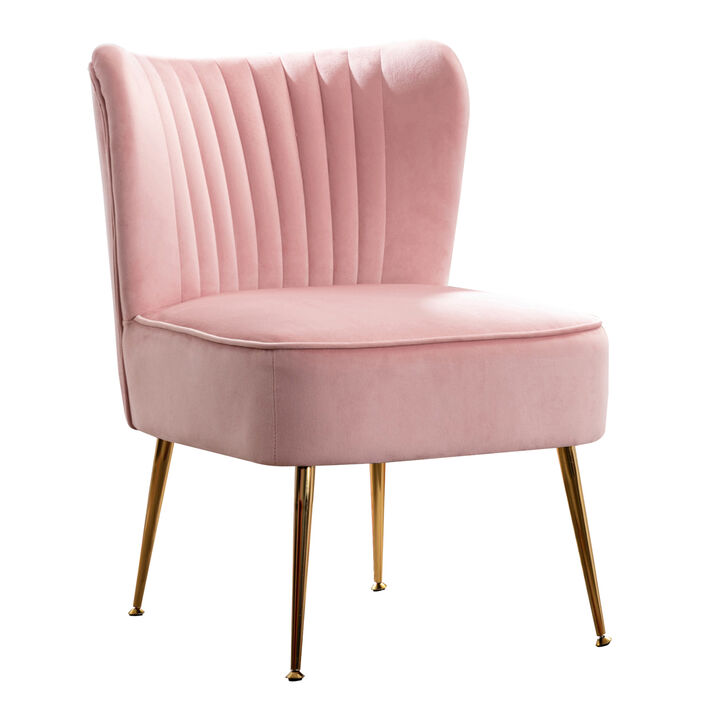 WestinTrends 22" Wide Tufted Velvet Accent Chair