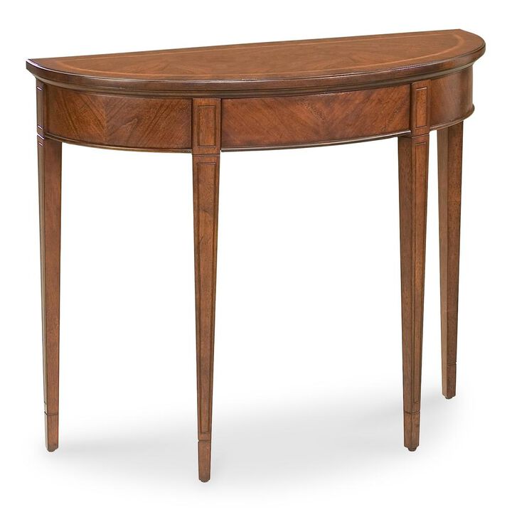 Butler Specialty Company Hampton Demilune Console Table, Dark Brown