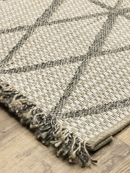 Gillian 1'10" x 7'6" Beige Rug