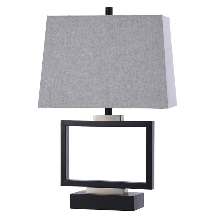 Metton Silver Table Lamp