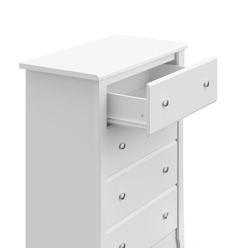 Storkcraft Crescent 4 Drawer Chest (White) – GREENGUARD Gold Certified